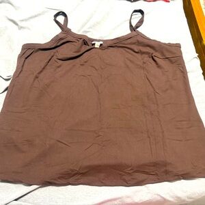 LuLaRoe 3XL Brown Camisole Top